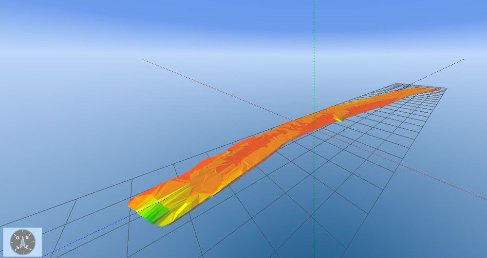 Rilievi batimetrici in 3D