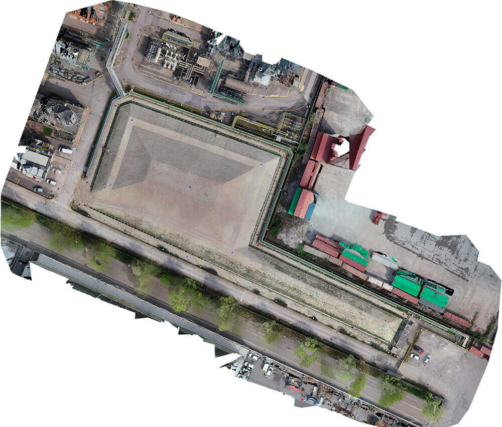 rilievo con drone per MONITORAGGIO LOTTO N.4 - MARGHERA AZOTATI