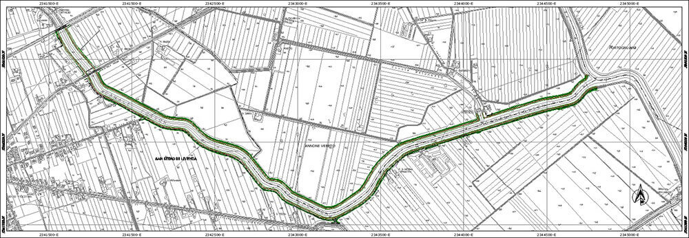 Rilievi tecnici di fiumi - Canale Malgher