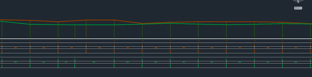 Rilievi tecnici di fiumi - Canale Malgher