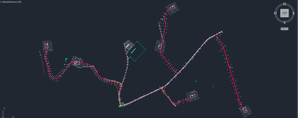 Rilievi per impianto eolico a Vaglio
