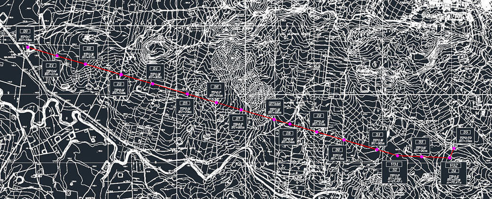 Rilievi tecnici per linee elettriche - Mineo (CT)